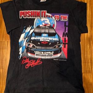Vintage Dale Earnhardt Pushing to the limit  T-ShirtSzDouble Side
